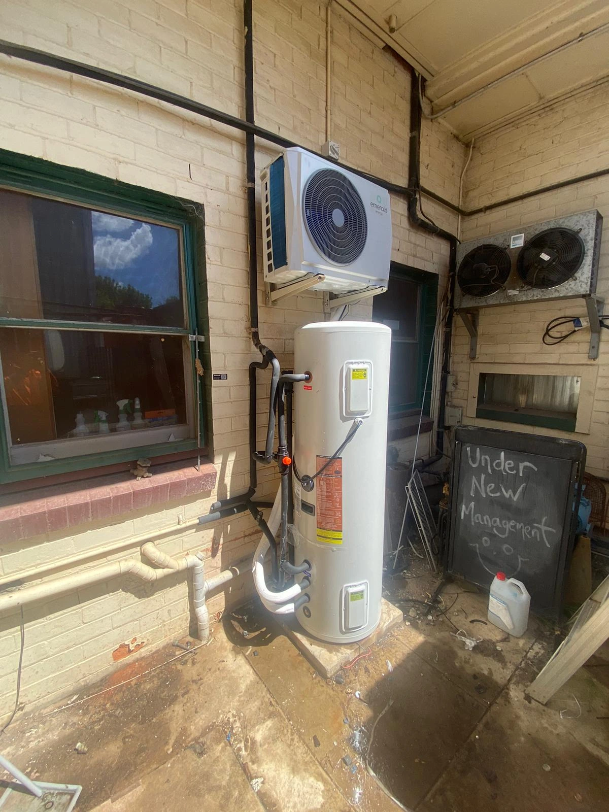Energy Efficiency Upgrade: Installation of an Outdoor Continuous Flow Hot Water System
