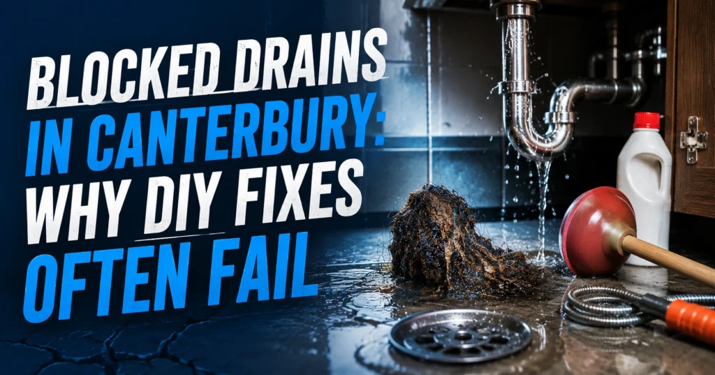 Blocked Drains in Canterbury