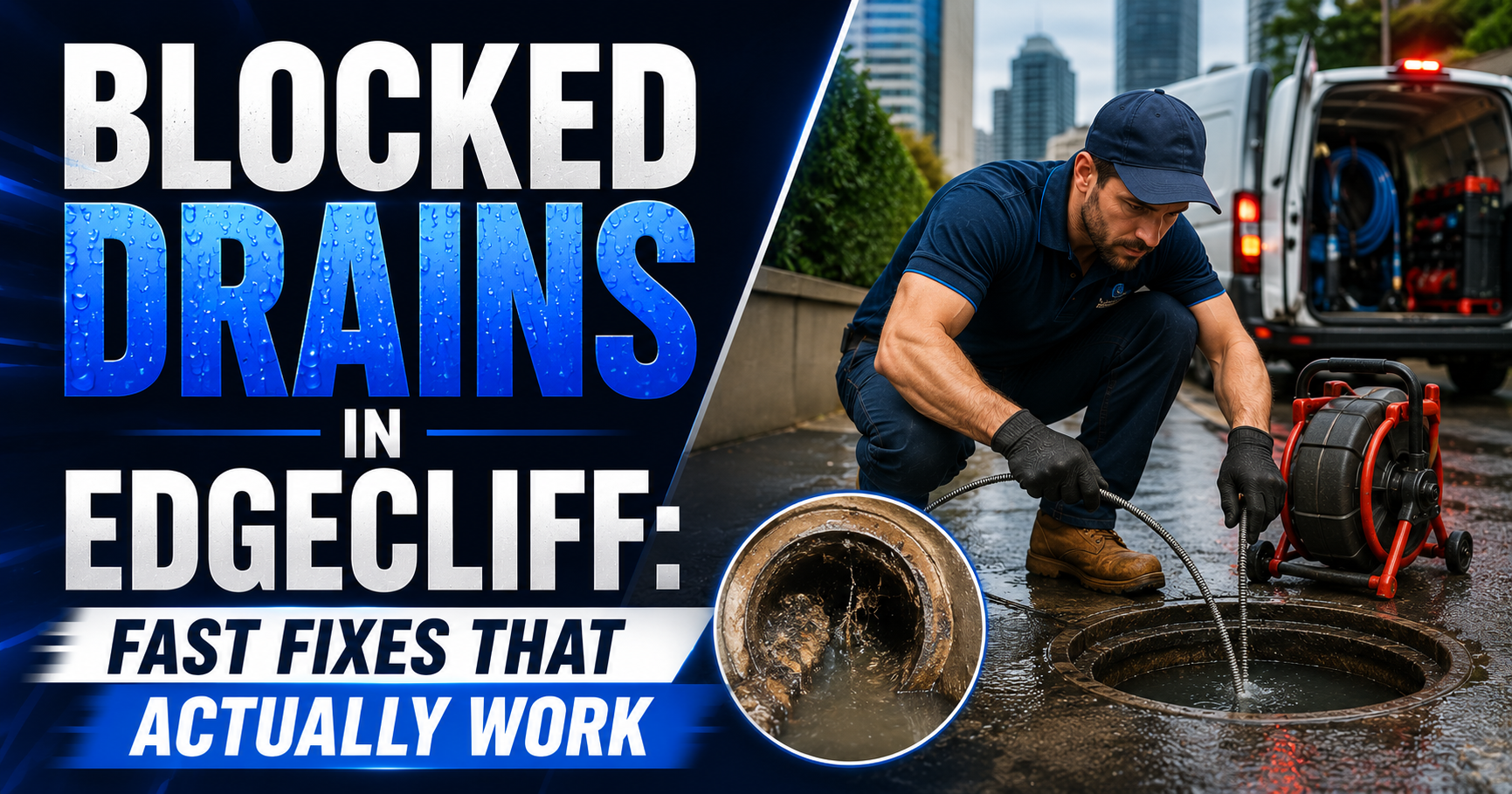 Blocked Drains in Edgecliff