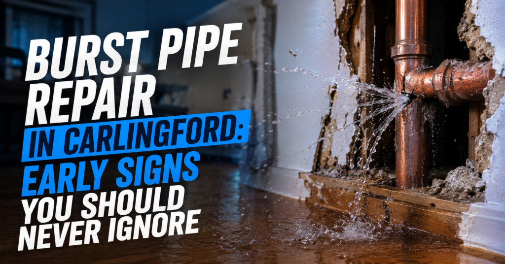 Burst Pipe Repair in Carlingford