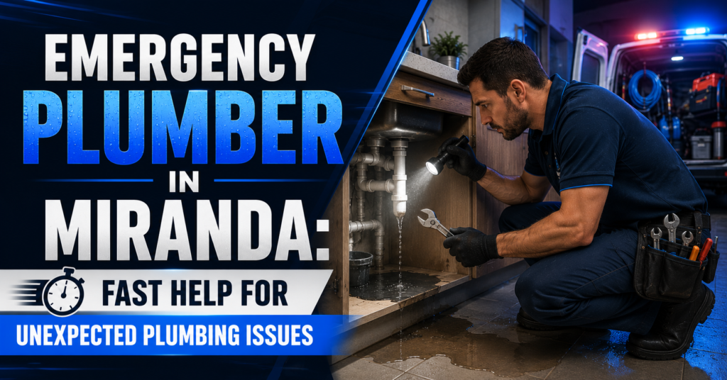 Emergency Plumber in Miranda
