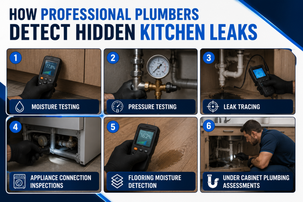 Kitchen Leak Detection in Claremont Meadows