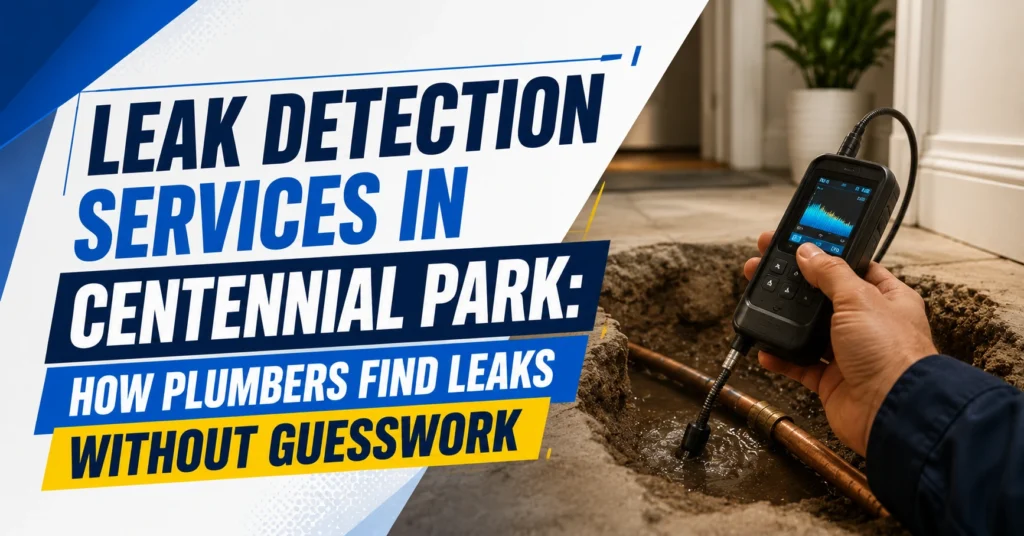 Leak Detection Services in Centennial Park