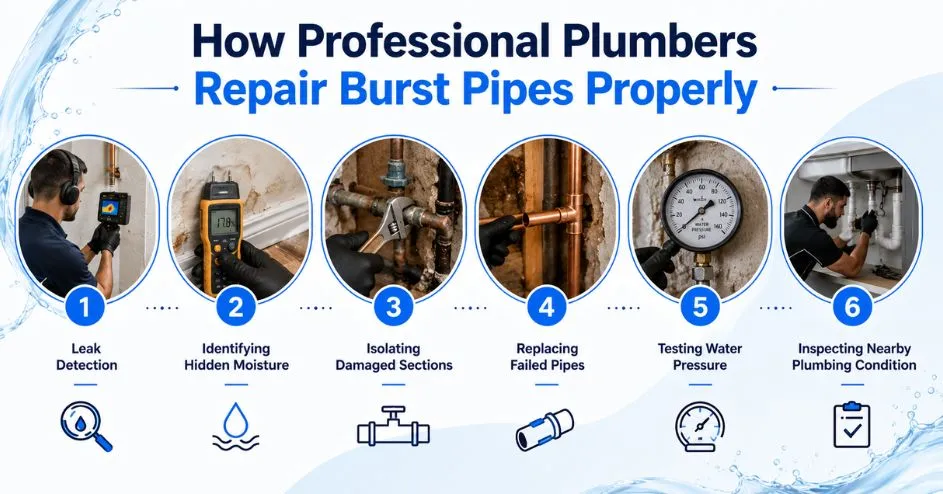 emergency burst pipe repair in Rouse Hill 