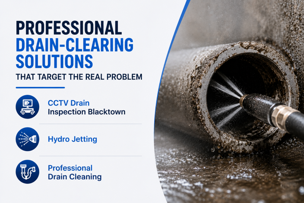 Blocked Drains in Blacktown