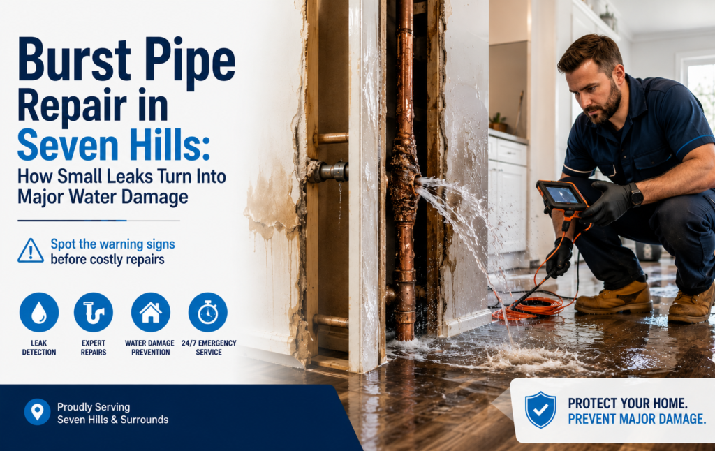 Burst Pipe Repair in Seven Hills
