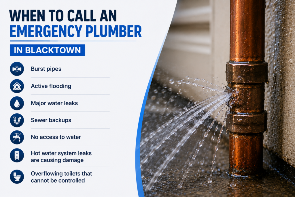 Emergency Plumber in Blacktown