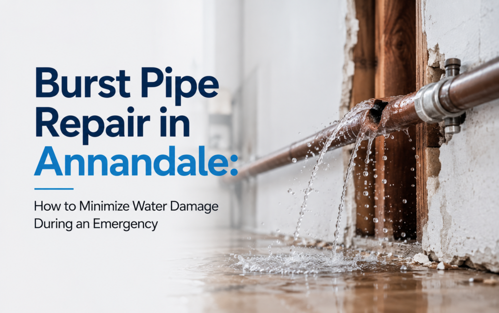 Burst Pipe Repair in Annandale