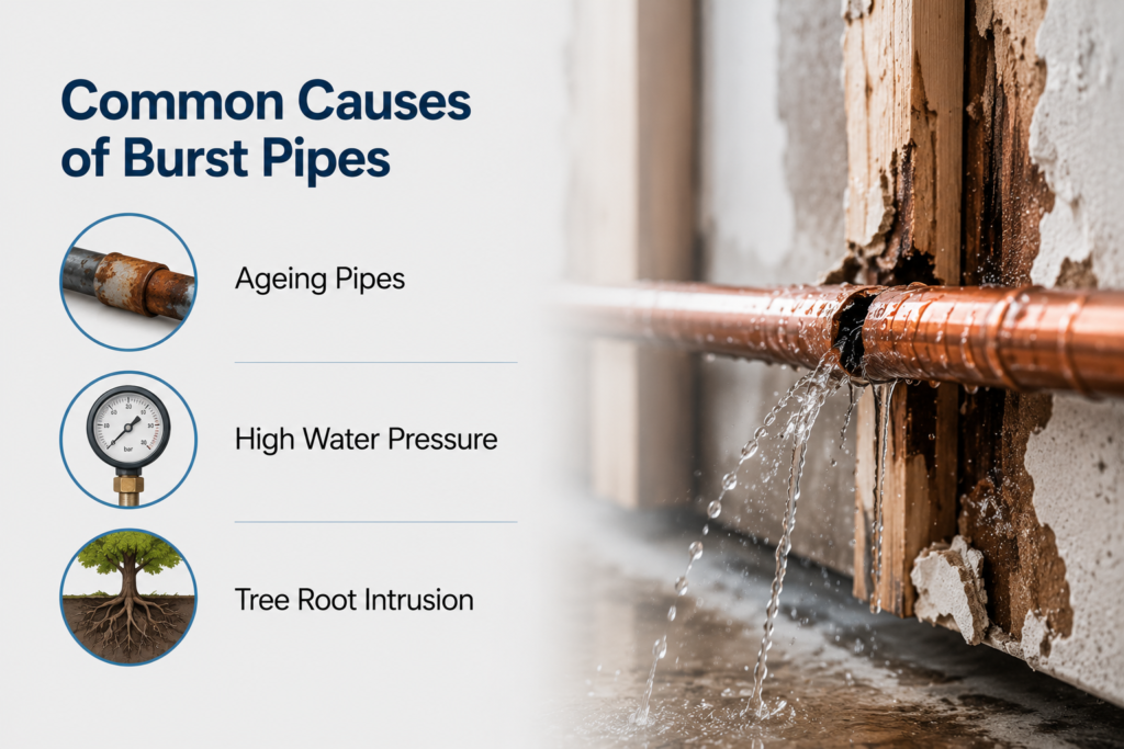 Burst Pipe Repair in Annandale