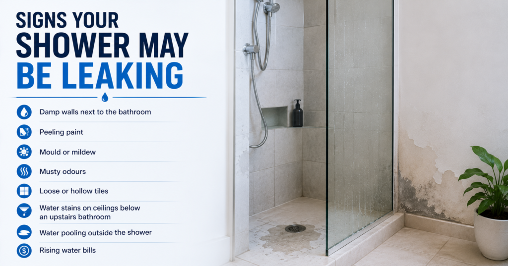 Shower May Be Leaking