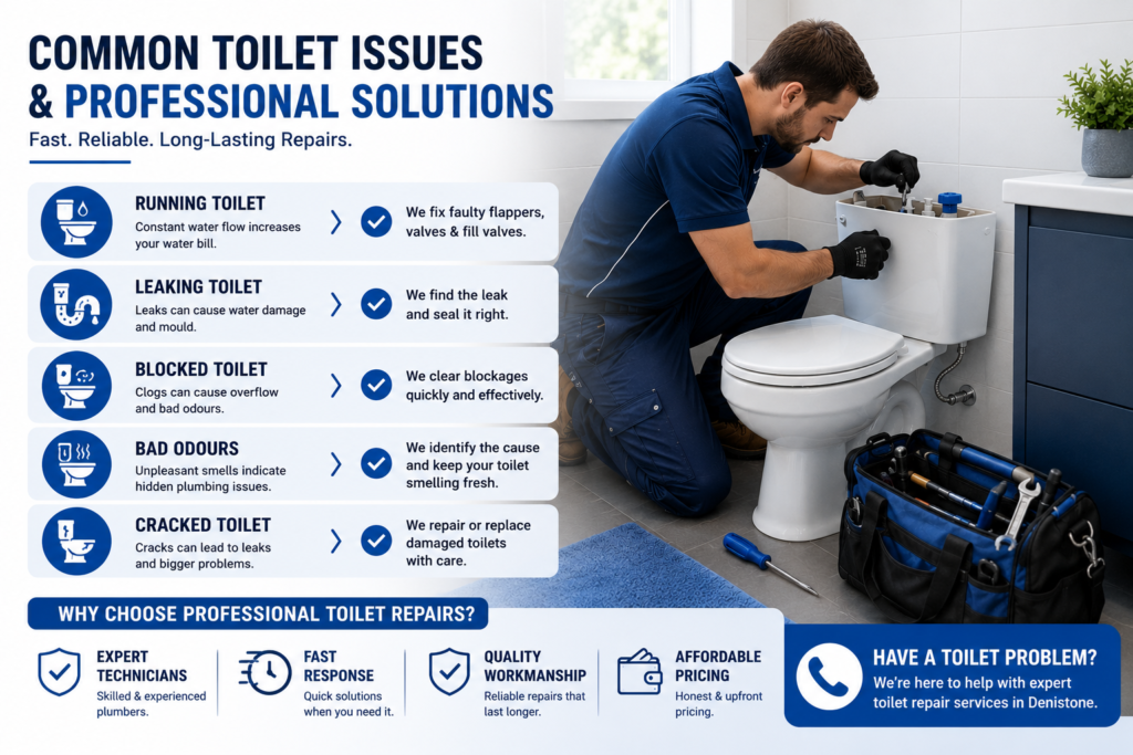 Toilet Repairs in Denistone
