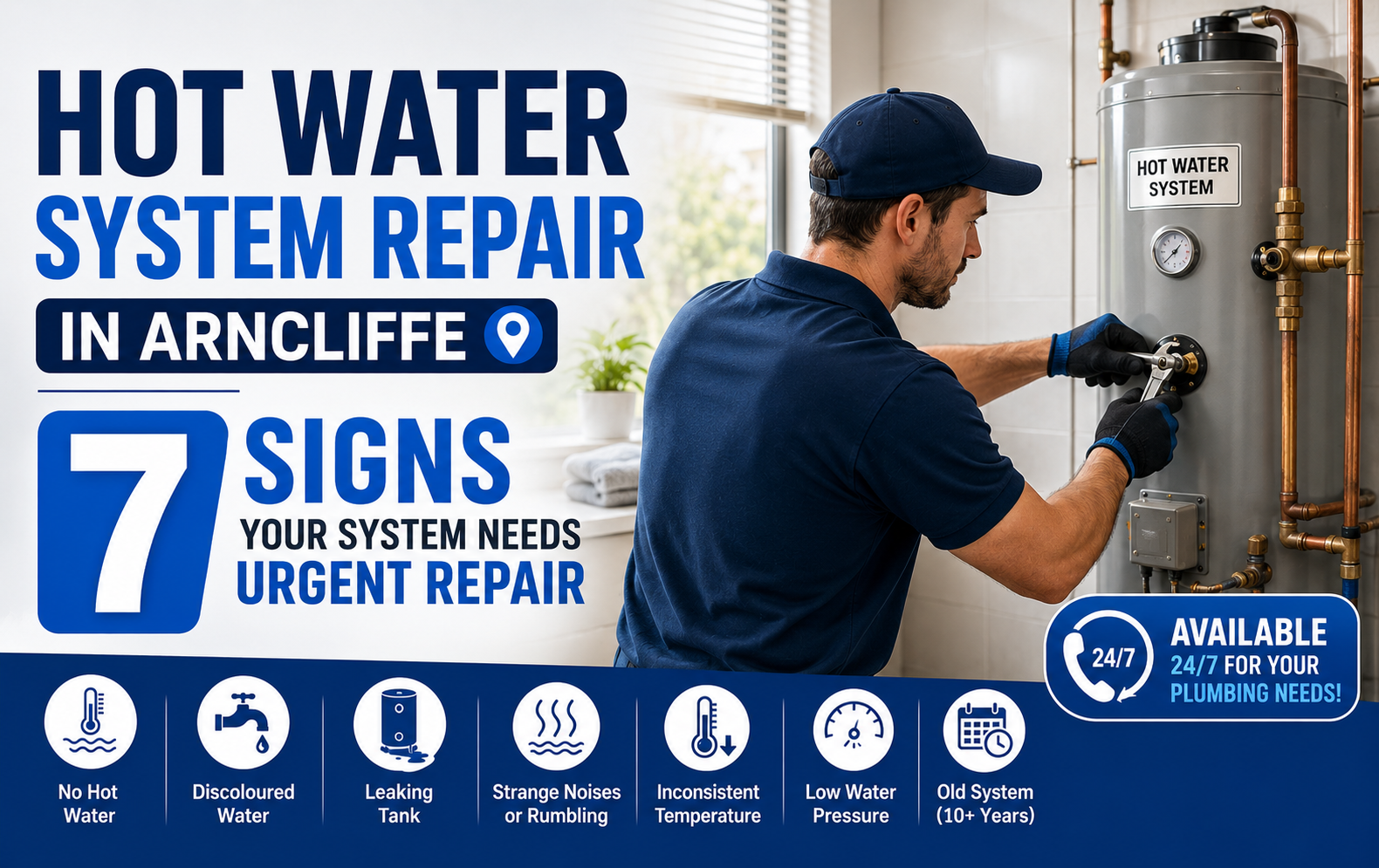 Hot Water System Repair in Arncliffe